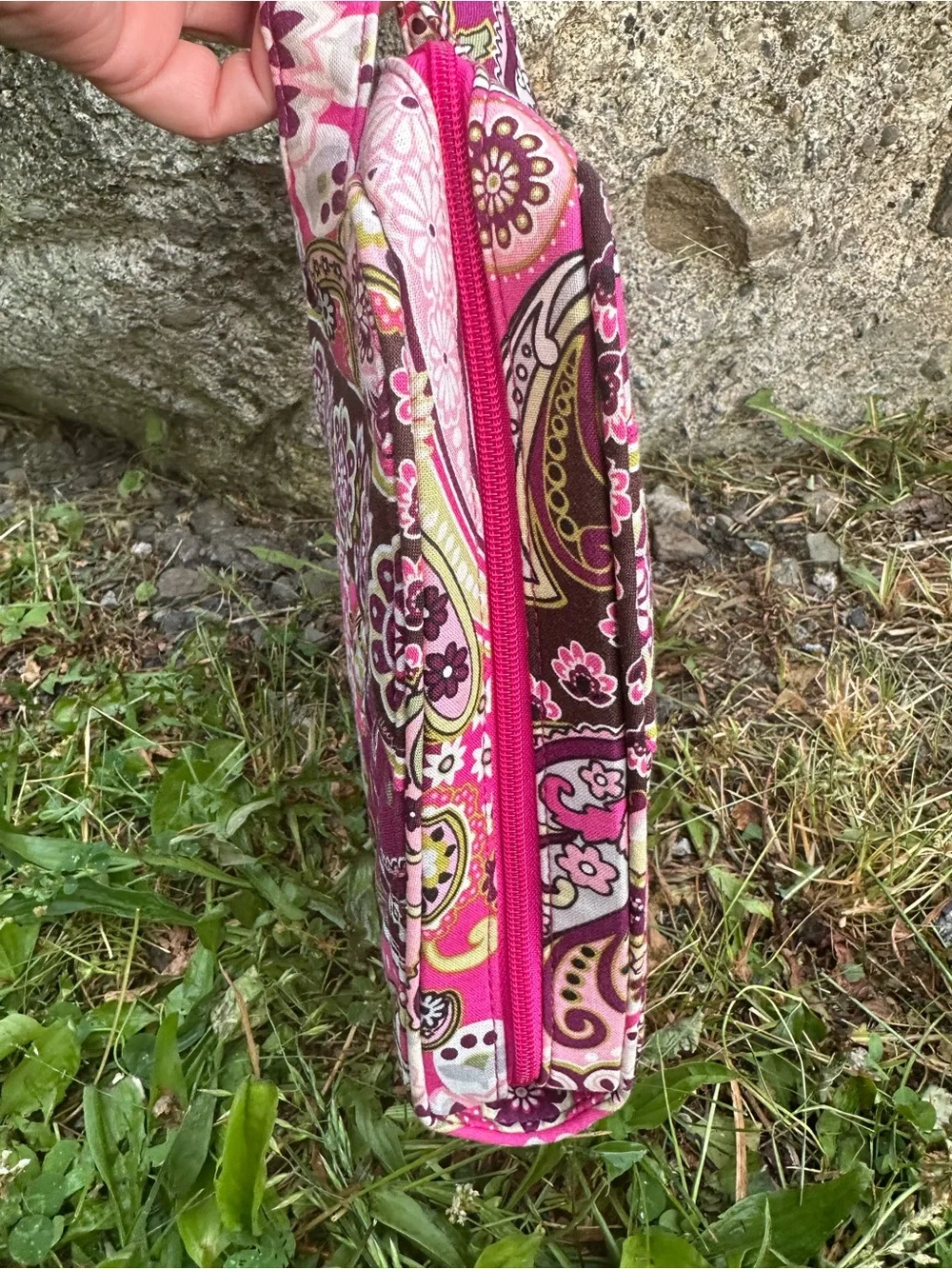 Vera Bradley Very Berry Paisley Tech Organizer